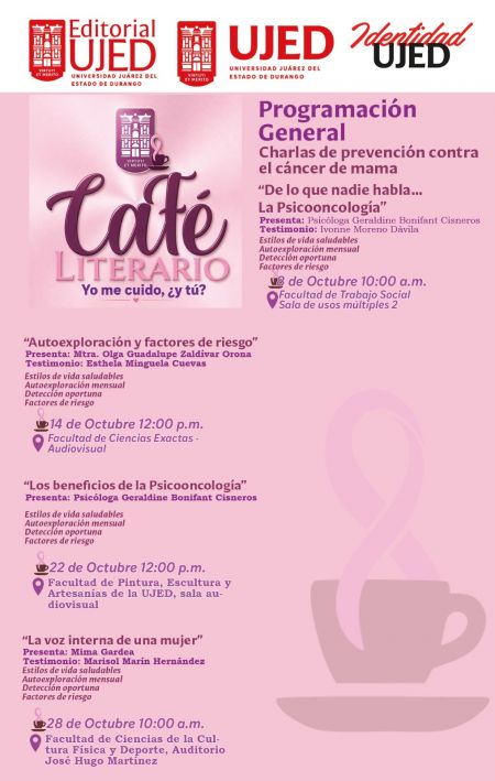 Cafés Literarios "Yo me cuido, ¿Y tú?
